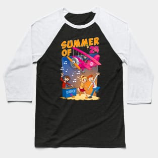 The Summer Of 2024 - ny And Colourful Illustration Baseball T-Shirt